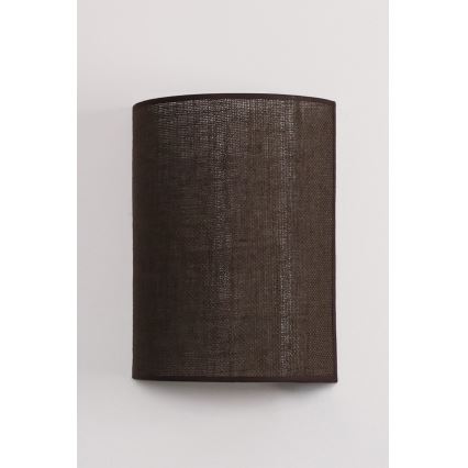 Brilagi - LED sienas gaismeklis BOHO STYLE 1xE27/15W/230V, brūns