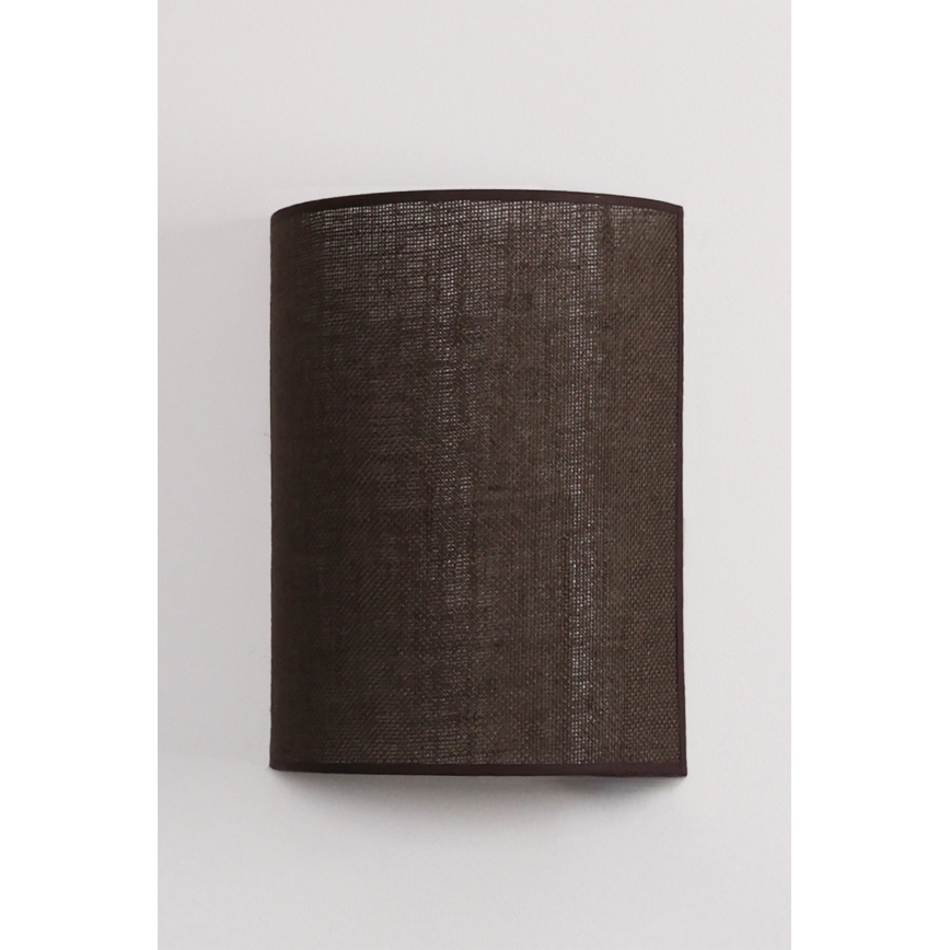 Brilagi - LED sienas gaismeklis BOHO STYLE 1xE27/15W/230V, brūns