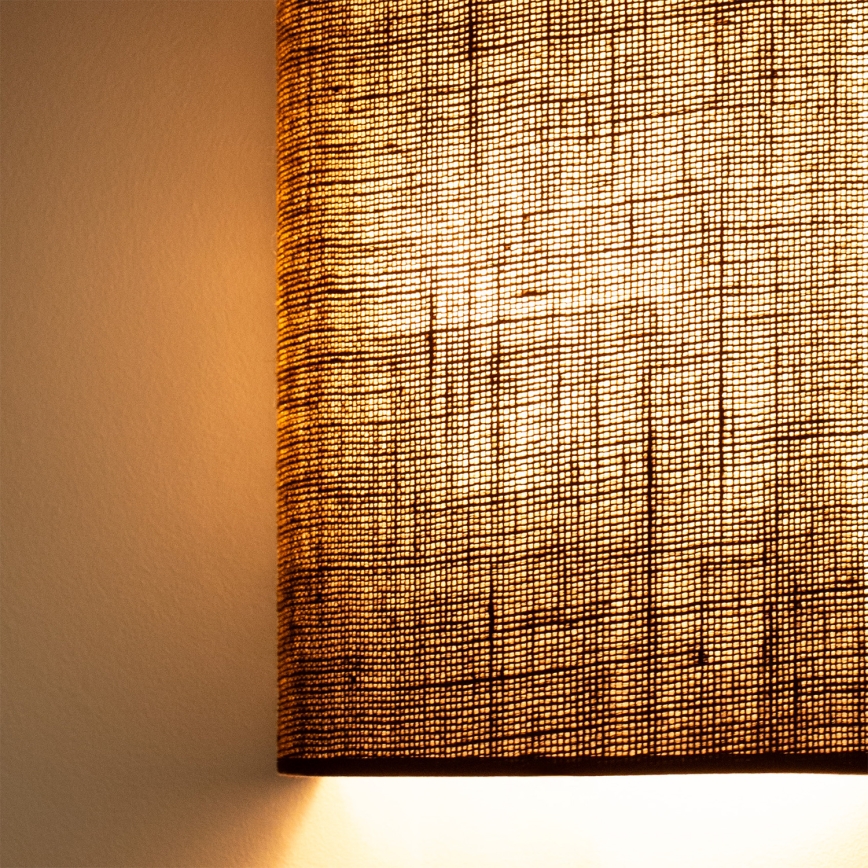 Brilagi - LED sienas gaismeklis BOHO STYLE 1xE27/15W/230V, brūns