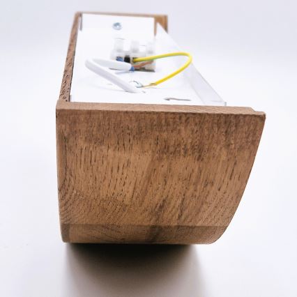 Brilagi - LED sienas gaismeklis CARVALHO 1xE27/15W/230V ozols/ķirsis
