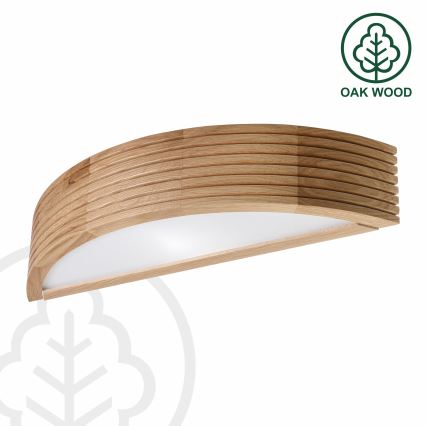 Brilagi - LED sienas gaismeklis CARVALHO MODERN 1xE27/60W/230V ozols