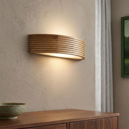 Brilagi - LED sienas gaismeklis CARVALHO MODERN 1xE27/60W/230V ozols