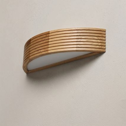 Brilagi - LED sienas gaismeklis CARVALHO MODERN 1xE27/60W/230V ozols