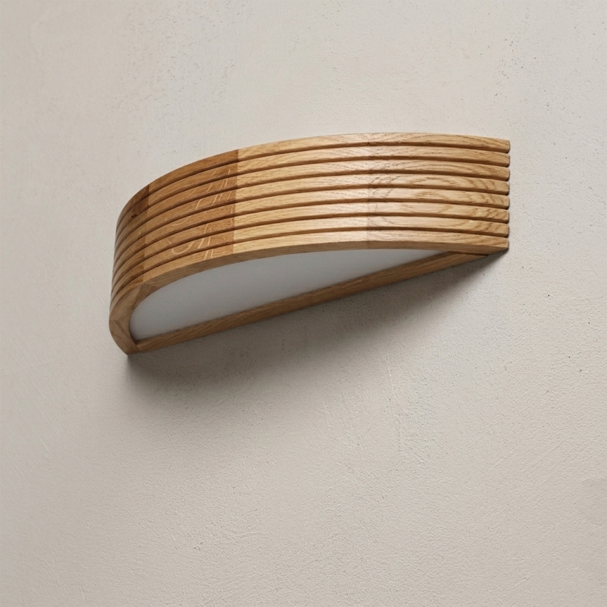 Brilagi - LED sienas gaismeklis CARVALHO MODERN 1xE27/60W/230V ozols