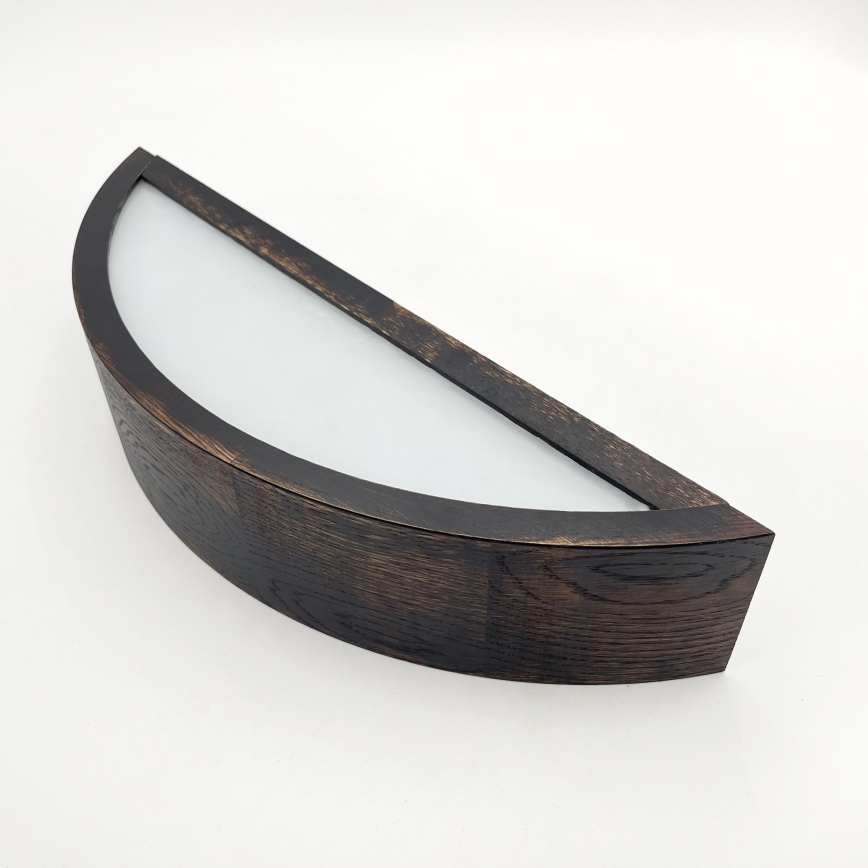 Brilagi - LED sienas gaismeklis CARVALHO SMOKEY 1xE27/60W/230V ozols