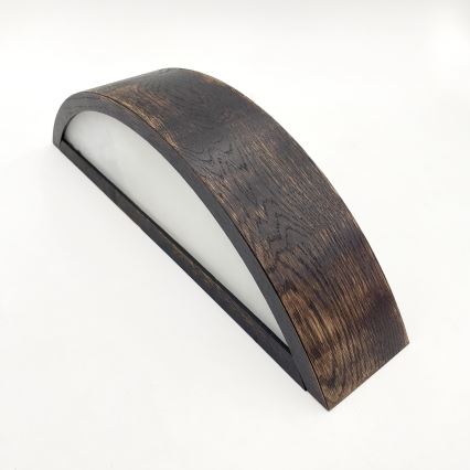 Brilagi - LED sienas gaismeklis CARVALHO SMOKEY 1xE27/60W/230V ozols