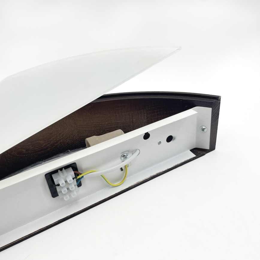 Brilagi - LED sienas gaismeklis CARVALHO SMOKEY 1xE27/60W/230V ozols