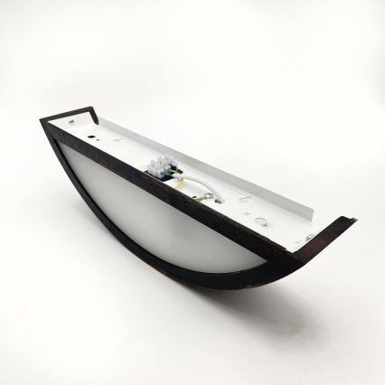 Brilagi - LED sienas gaismeklis CARVALHO SMOKEY 1xE27/60W/230V ozols