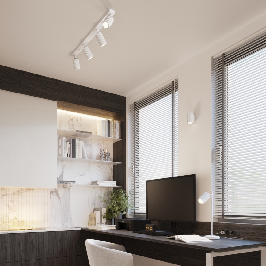 Brilagi - LED sienas gaismeklis CRESTO 1xGU10/10W/230V 10 cm balts