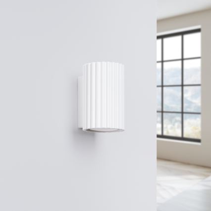 Brilagi - LED sienas gaismeklis CRESTO 1xGU10/10W/230V 10 cm balts