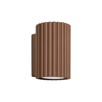 Brilagi - LED sienas gaismeklis CRESTO 1xGU10/10W/230V 10 cm brūns