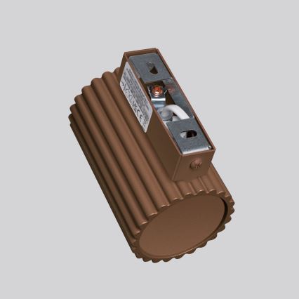 Brilagi - LED sienas gaismeklis CRESTO 1xGU10/10W/230V 10 cm brūns