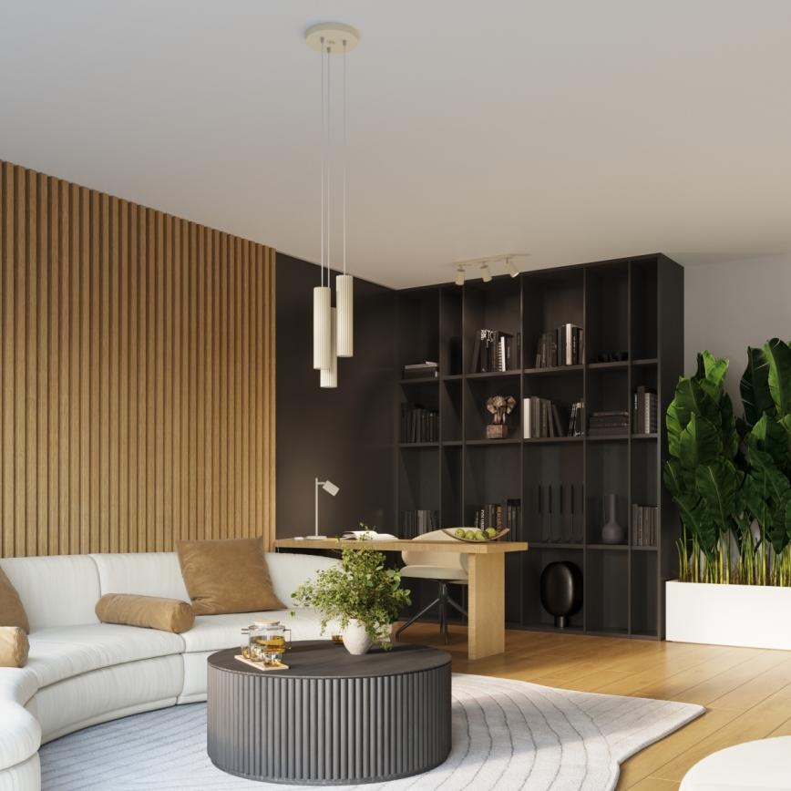 Brilagi - LED sienas gaismeklis CRESTO 1xGU10/10W/230V 10 cm krēmkrāsains