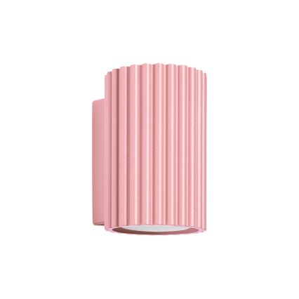 Brilagi - LED sienas gaismeklis CRESTO 1xGU10/10W/230V 10 cm rozā