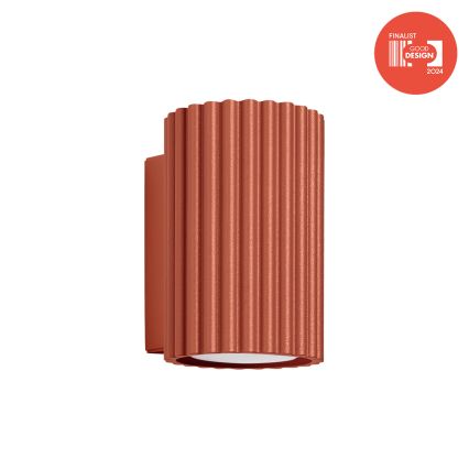 Brilagi - LED sienas gaismeklis CRESTO 1xGU10/10W/230V 10 cm sarkans