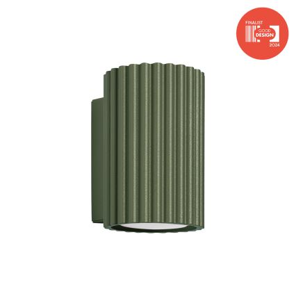 Brilagi - LED sienas gaismeklis CRESTO 1xGU10/10W/230V, 10 cm, zaļš