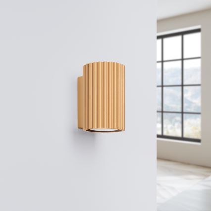 Brilagi - LED sienas gaismeklis CRESTO 1xGU10/10W/230V 10 cm zelta krāsā