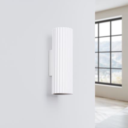 Brilagi - LED sienas gaismeklis CRESTO 2xGU10/10W/230V 20 cm balts