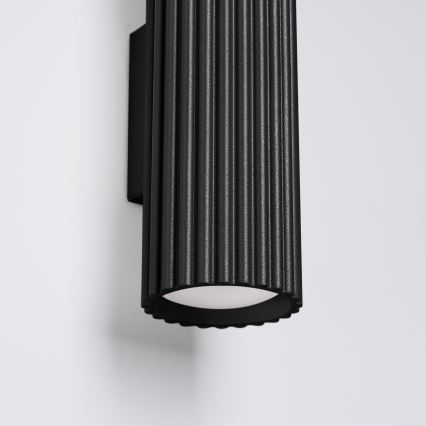 Brilagi - LED sienas gaismeklis CRESTO 2xGU10/10W/230V 20 cm melns