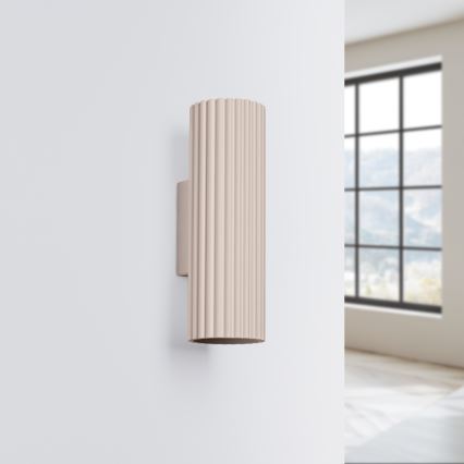 Brilagi - LED sienas gaismeklis CRESTO 2xGU10/10W/230V 20 cm pelēkbrūns