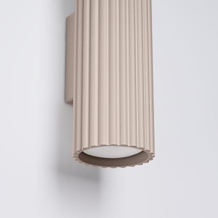 Brilagi - LED sienas gaismeklis CRESTO 2xGU10/10W/230V 20 cm pelēkbrūns