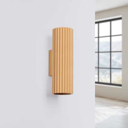 Brilagi - LED sienas gaismeklis CRESTO 2xGU10/10W/230V 20 cm zelta