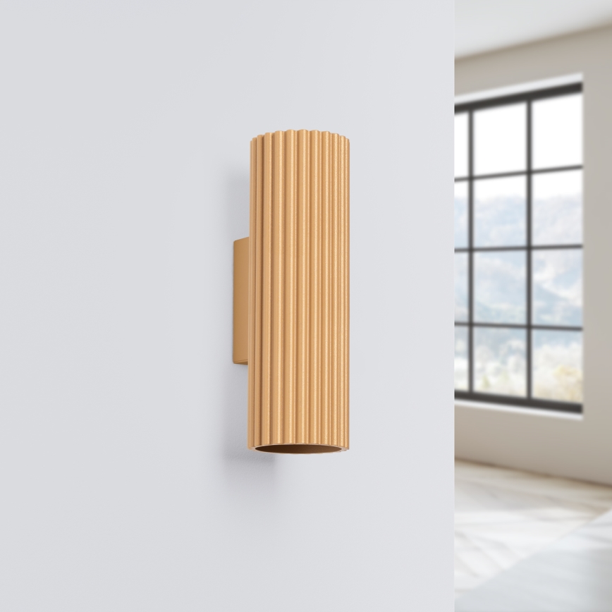 Brilagi - LED sienas gaismeklis CRESTO 2xGU10/10W/230V 20 cm zelta