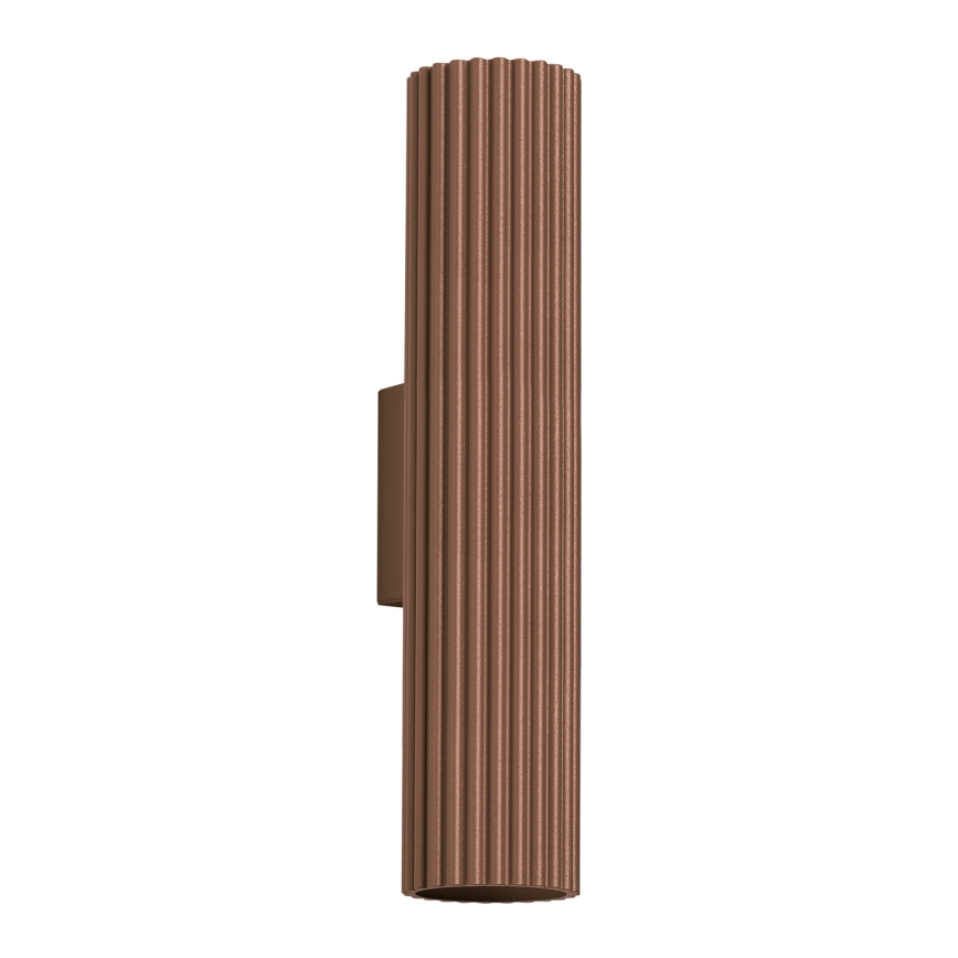 Brilagi - LED sienas gaismeklis CRESTO 2xGU10/10W/230V 30 cm brūns