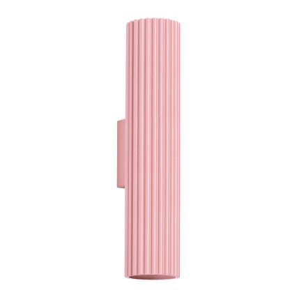 Brilagi - LED sienas gaismeklis CRESTO 2xGU10/10W/230V 30 cm rozā