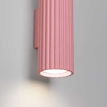 Brilagi - LED sienas gaismeklis CRESTO 2xGU10/10W/230V 30 cm rozā
