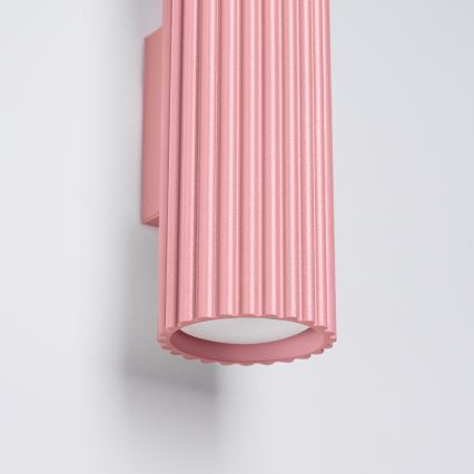 Brilagi - LED sienas gaismeklis CRESTO 2xGU10/10W/230V 30 cm rozā