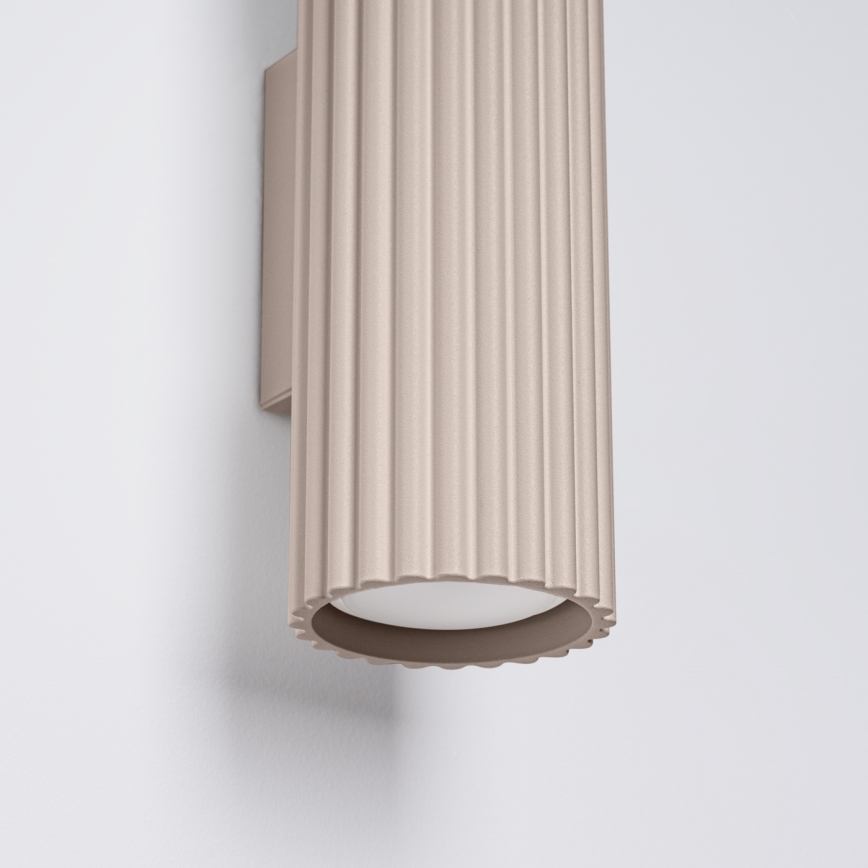 Brilagi - LED sienas gaismeklis CRESTO 2xGU10/10W/230V 30 cm taupe