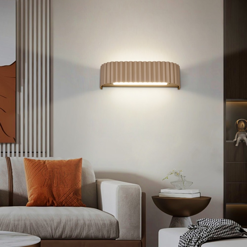 BRILAGI - LED sienas gaismeklis FALCON MODERN LED/10W/230V 30 cm 3000/4500/6000K bēšs