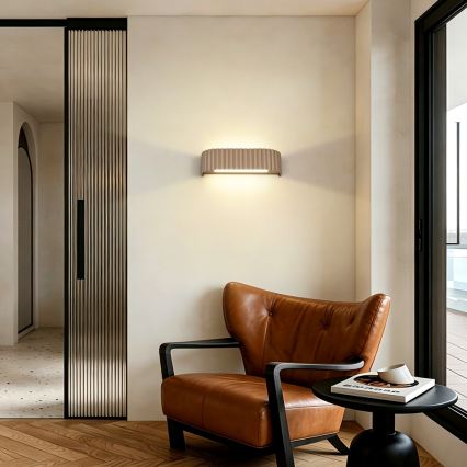 BRILAGI - LED sienas gaismeklis FALCON MODERN LED/10W/230V 30 cm 3000/4500/6000K bēšs