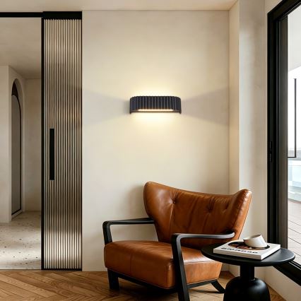 BRILAGI - LED Sienas gaismeklis FALCON MODERN LED/10W/230V 30 cm 3000/4500/6000K melns