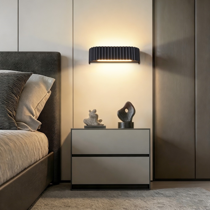 BRILAGI - LED Sienas gaismeklis FALCON MODERN LED/10W/230V 30 cm 3000/4500/6000K melns