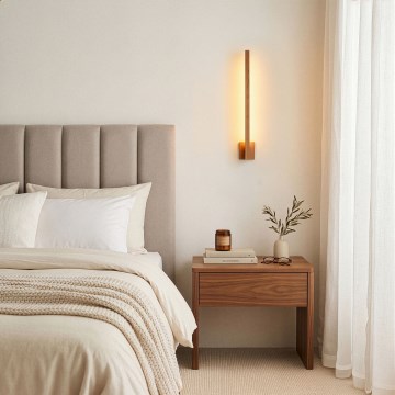 BRILAGI - LED sienas gaismeklis GARDALINE LED/90W/230V 100 cm ozols