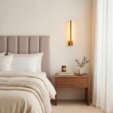 BRILAGI - LED sienas gaismeklis GARDALINE LED/90W/230V 60 cm ozols