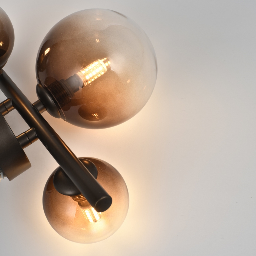 Brilagi - LED sienas gaismeklis MILLA 3xG9/3W/230V brūns/dūmakaini brūns