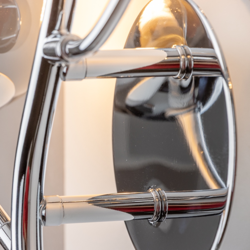 Brilagi - LED sienas gaismeklis MISTEL 3xG9/3W/230V melns hroms/dūmakains