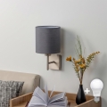 BRILAGI - LED Sienas gaismeklis NUBILA 1xE27/60W/230V matēts hroms/antracīts
