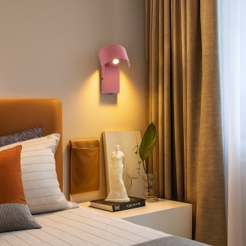 Brilagi - LED sienas gaismeklis VASTO LED/3W/230V rozā