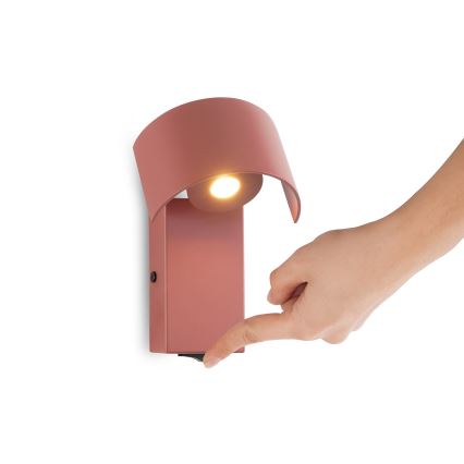 Brilagi - LED sienas gaismeklis VASTO LED/3W/230V rozā