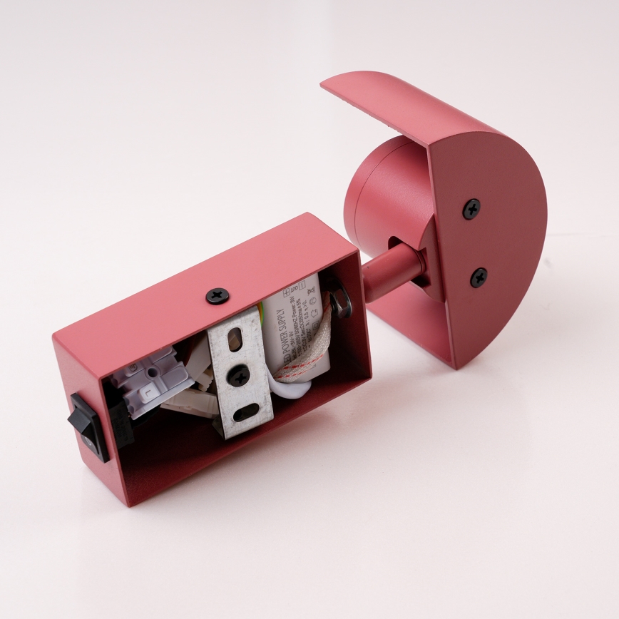 Brilagi - LED sienas gaismeklis VASTO LED/3W/230V rozā