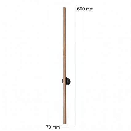BRILAGI - LED sienas gaismeklis WOODY LINE LED/7W/230V 4000K 60 cm ozols