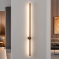 Brilagi - LED sienas gaismeklis WOODY LINE LED/7W/230V 4000K 60 cm ozols ķirsis