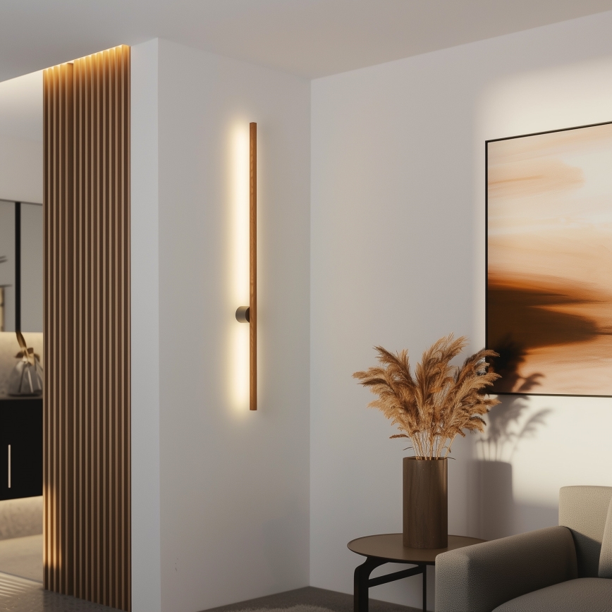 Brilagi - LED sienas gaismeklis WOODY LINE LED/7W/230V 4000K 60 cm ozols ķirsis