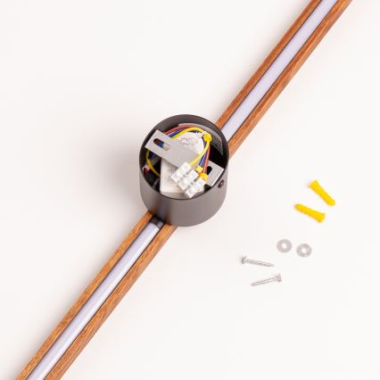 Brilagi - LED sienas gaismeklis WOODY LINE LED/7W/230V 4000K 60 cm ozols ķirsis