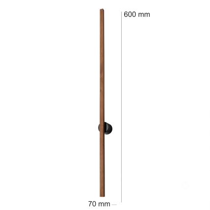 BRILAGI - LED sienas gaismeklis WOODY LINE LED/7W/230V 4000K 60 cm ozols ķirsis