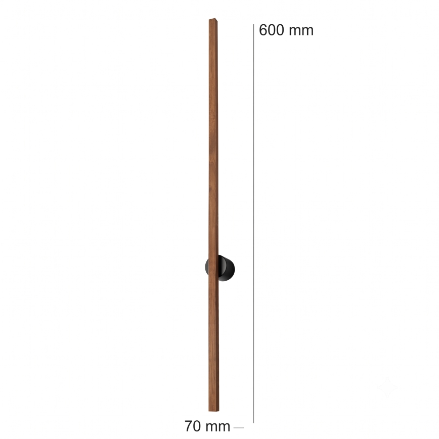 BRILAGI - LED sienas gaismeklis WOODY LINE LED/7W/230V 4000K 60 cm ozols ķirsis